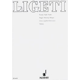 Schott Night and Morning SATB DV A Cappella Composed by György Ligeti
