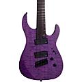 Legator Ninja 7 String Multi-Scale Super Shred Series Quilted Maple Electric Guitar Purple