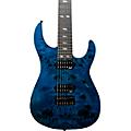 Legator Ninja 7 String Super Shred Series Electric Guitar Blue Burl