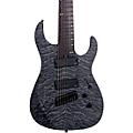 Legator Ninja 8 String Multi-Scale Super Shred Series Quilted Maple Electric Guitar Black