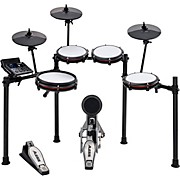 Nitro Max 8-Piece Electronic Drum Set With Bluetooth and BFD Sounds Black