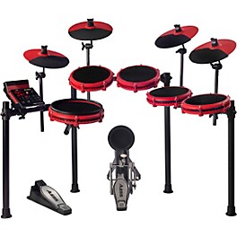 Alesis Nitro Max Expanded Electronic Drum Kit Red