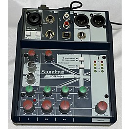 Used Soundcraft Notepad-5 Line Mixer