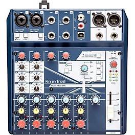 Blemished Soundcraft Notepad-8FX Small-Format 8-Channel Analog Mixer With USB I/O and Effects