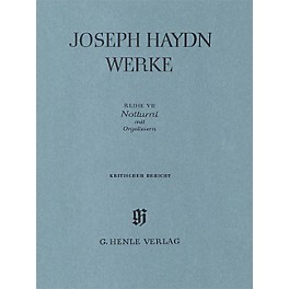 G. Henle Verlag Notturni with Organ Flute-cimbals Henle Edition Series Hardcover