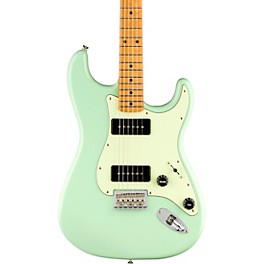 Blemished Fender Noventa Stratocaster Maple Fingerboard Electric Guitar Level 2 Surf Green 197881063139
