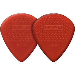 Dunlop Nylon Max Grip Jazz III Guitar Picks 6-Pack