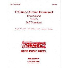 Band Music Press O Come, O Come Emmanuel Concert Band Level 3 Arranged by Jeff Simmons