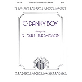 Hinshaw Music O Danny Boy SATB arranged by Thompson