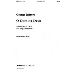 Novello O Domine Deus/O Deus Meus CHORAL SCORE Composed by George Jeffreys Edited by Peter Aston
