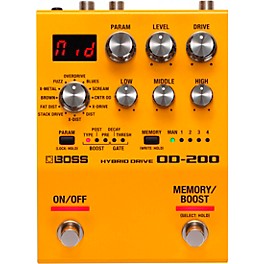 Open Box BOSS OD-200 Hybrid Drive Effects Pedal Level 1