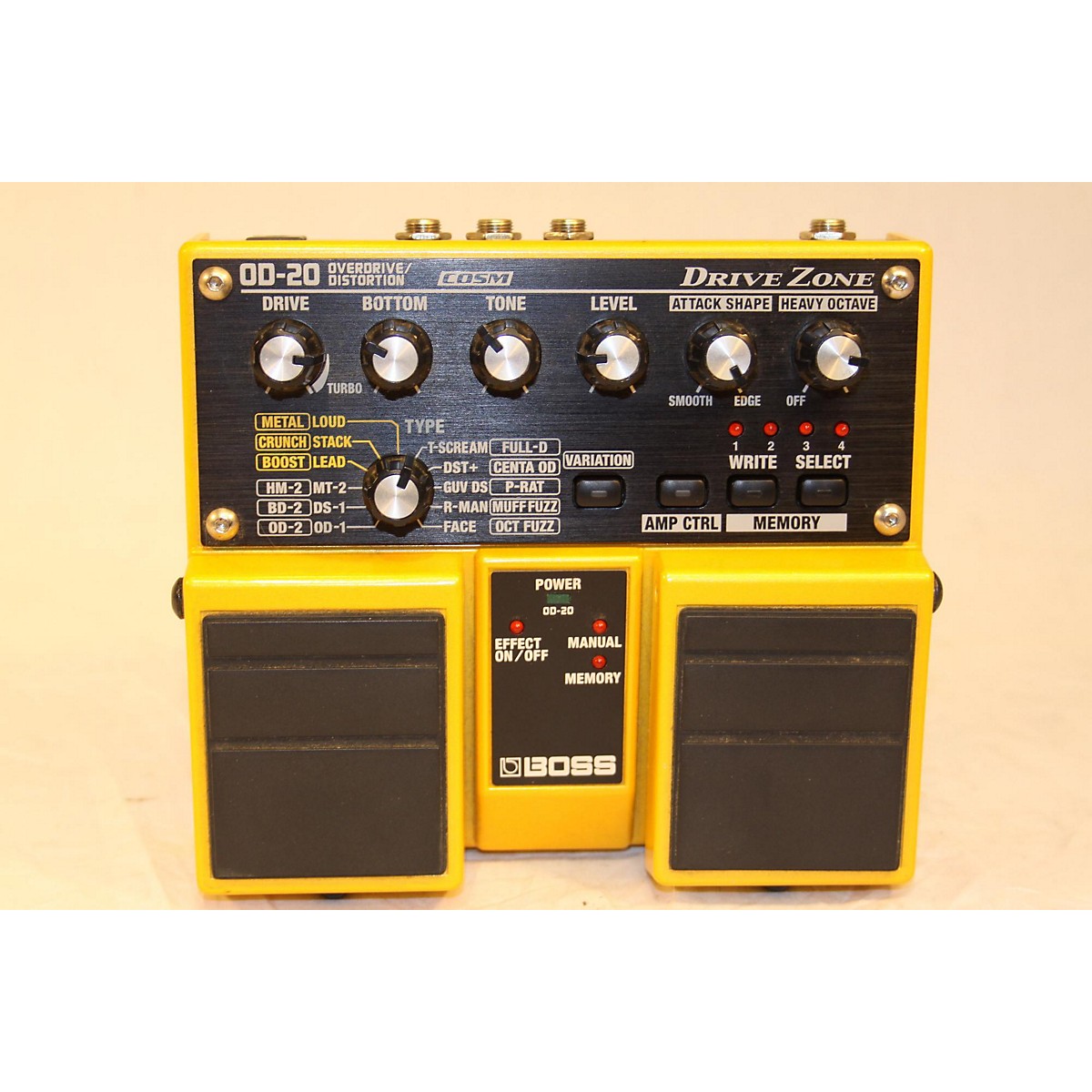 Used Boss OD20 Overdrive Distortion Effect Pedal Guitar Center