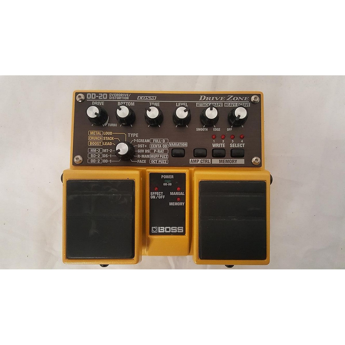 Used Boss OD20 Overdrive Distortion Effect Pedal Guitar Center