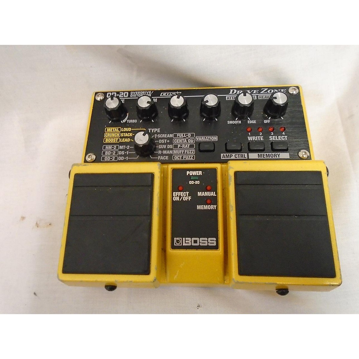 Used Boss OD20 Overdrive Distortion Effect Pedal Guitar Center