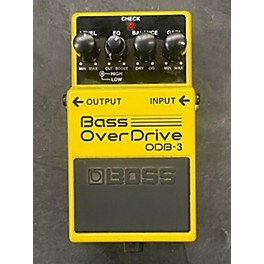 Used BOSS ODB3 Bass Overdrive Bass Effect Pedal