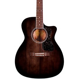 Blemished Guild OM-260CE Deluxe Flamed Mahogany Orchestra Cutaway Acoustic-Electric Guitar