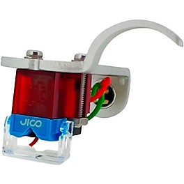 JICO OMNIA IMPACT SD Cartridge Mounted on Silver Jico Headshell