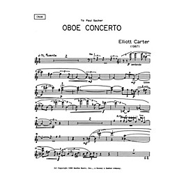 Boosey and Hawkes Oboe Conc (Solo Part Only) Boosey & Hawkes Chamber Music Series by Elliott Carter