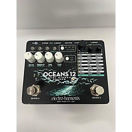 Used Electro-Harmonix Ocean 12 Dual Stereo Reverb Effect Pedal