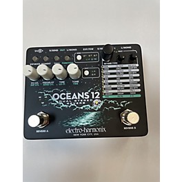 Used Electro-Harmonix Oceans 12 Dual Stereo Reverb Effect Pedal