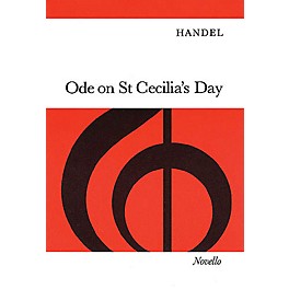 Novello Ode on St. Cecilia's Day (Vocal Score) SATB Composed by George Frideric Handel