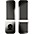 Ohma World Ohma World Stripes Screen Set Black & Stainless Steel