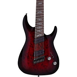 Blemished Schecter Guitar Research Omen Elite-7 MS Electric Guitar Level 2 Black Cherry Burst 197881158811