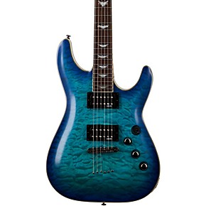 schecter diamond series omen 6 blue