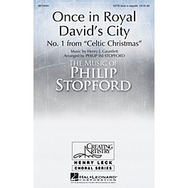 Hal Leonard Once in Royal David's City SATB Divisi arranged by Philip Stopford