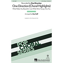 Hal Leonard One Direction (Choral Highlights) 3-Part Mixed by One Direction arranged by Mac Huff
