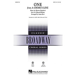 Hal Leonard One (from A Chorus Line) ShowTrax CD Arranged by Anita Kerr