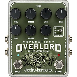 Open Box Electro-Harmonix Operation Overlord Overdrive Pedal