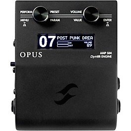 Open Box Two Notes AUDIO ENGINEERING Opus Amp Sim and DynIR Engine Effects Pedal Level 1 Black