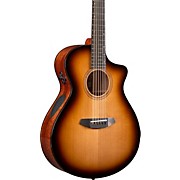 Organic Solo Pro CE Red Cedar-African Mahogany 12-String Concert Acoustic-Electric Guitar Edge Burst