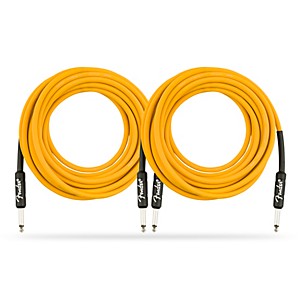 Fender Original Series Limited Edition Butterscotch Blonde Instrument Cable - 18.6 ft. - 2 Pack  