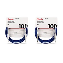 Fender Original Series Straight to Straight Instrument Cable, 2-Pack