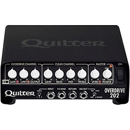 Quilter Labs OverDrive 202 Guitar Head Black