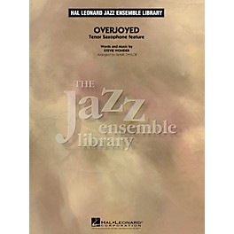 Hal Leonard Overjoyed (Tenor Sax Feature) Jazz Band Level 4 Arranged by Mark Taylor