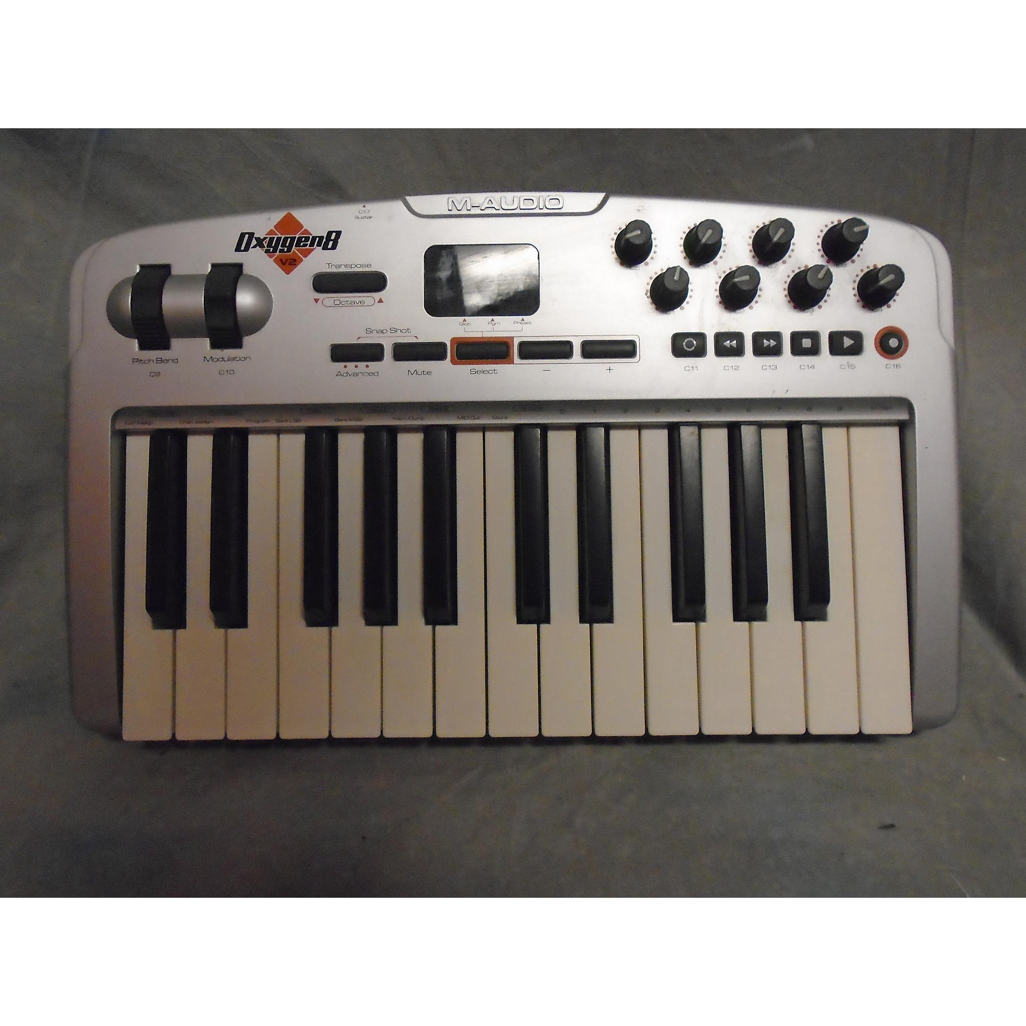 midiman oxygen 8 25-key midi controller keyboard