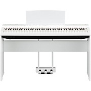 P-125A Digital Piano With Wooden Stand and LP-1 Pedal Unit White
