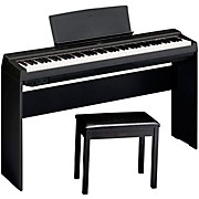 P-125ABLB Digital Piano With Wooden Stand and Bench