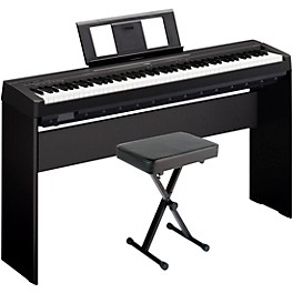 Blemished Yamaha P-45LXB Digital Piano with Stand and Bench Level 2 Black 197881109110