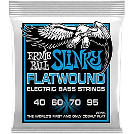 Ernie Ball P02815 Extra Slinky Flatwound Bass Strings