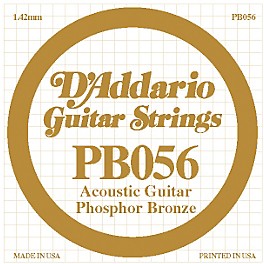 D'Addario PB056 Phosphor Bronze Acoustic String