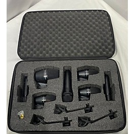 Used Shure PGA 7 PIECE DRUM MIC SET Percussion Microphone Pack