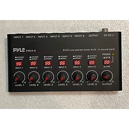 Used Pyle PMAX6 Line Mixer