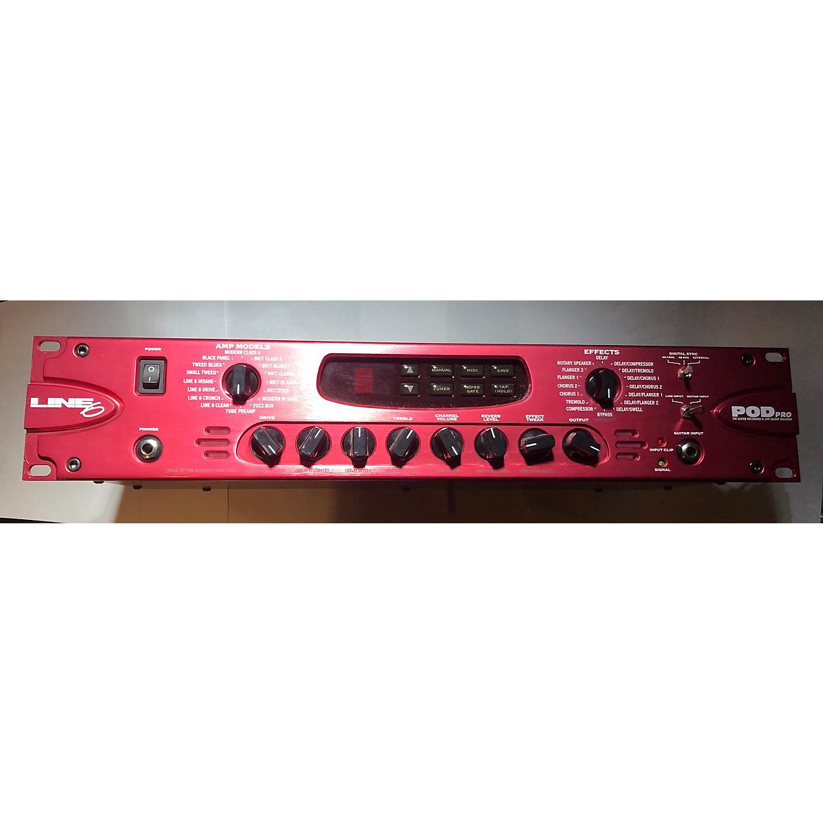 Used Line 6 POD Pro Rackmount Effect Processor Guitar Center