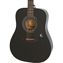 Open Box Epiphone PRO-1 Acoustic Guitar Level 1 Ebony