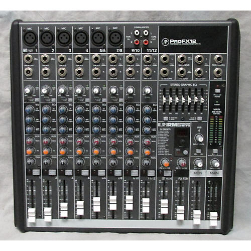 Used Mackie PROFX12 Unpowered Mixer Guitar Center