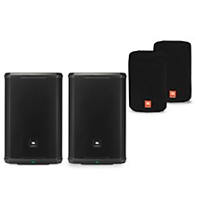 JBL PRX915 15" 1,000W Powered Speaker Pair Package With Covers